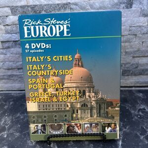 Rick Steve's Europe Italy's Cities &Countryside, Spain, Portugal, Greece 4 DVDS